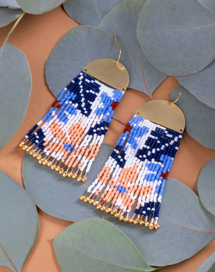 Tropical Fringe Earrings