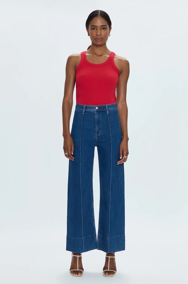 Penny Ankle Pintuck Wide Leg