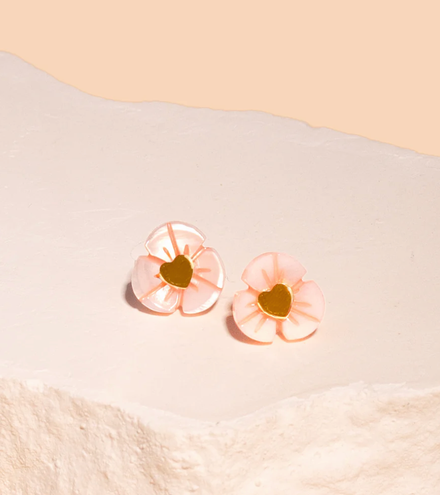 Blooming Hearts Stud