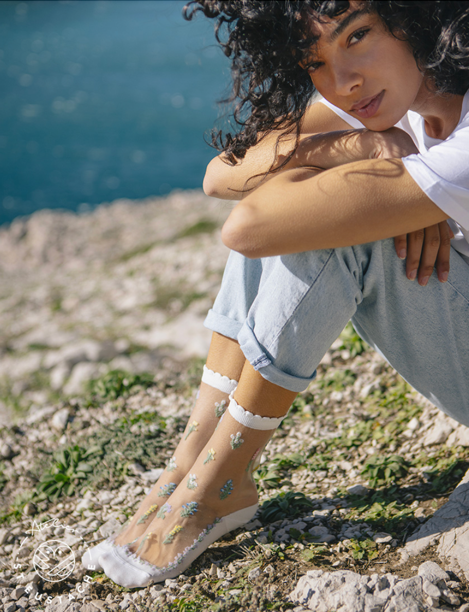 Fleurs des Champs Socks