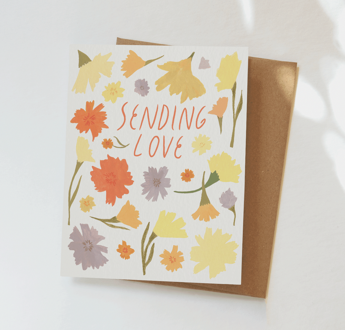 Sending Love Greeting Card
