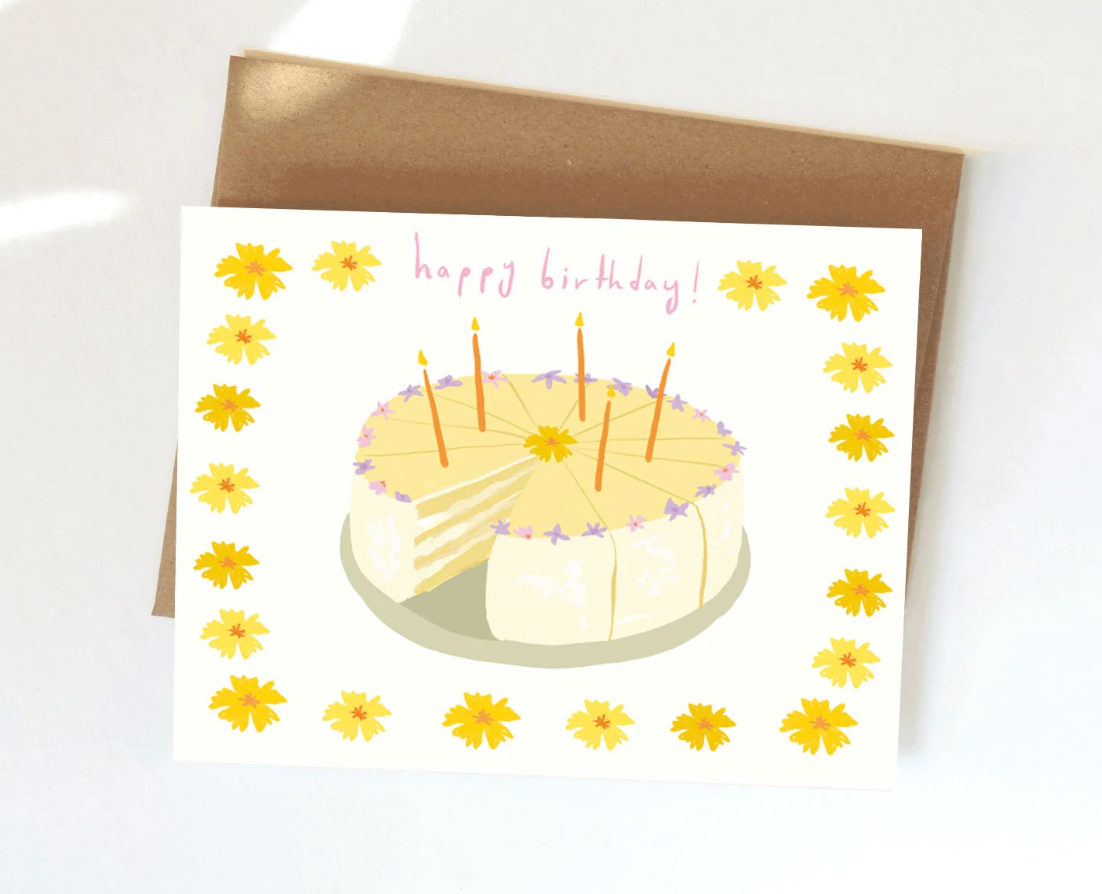 Birthday Cake Greeting Card
