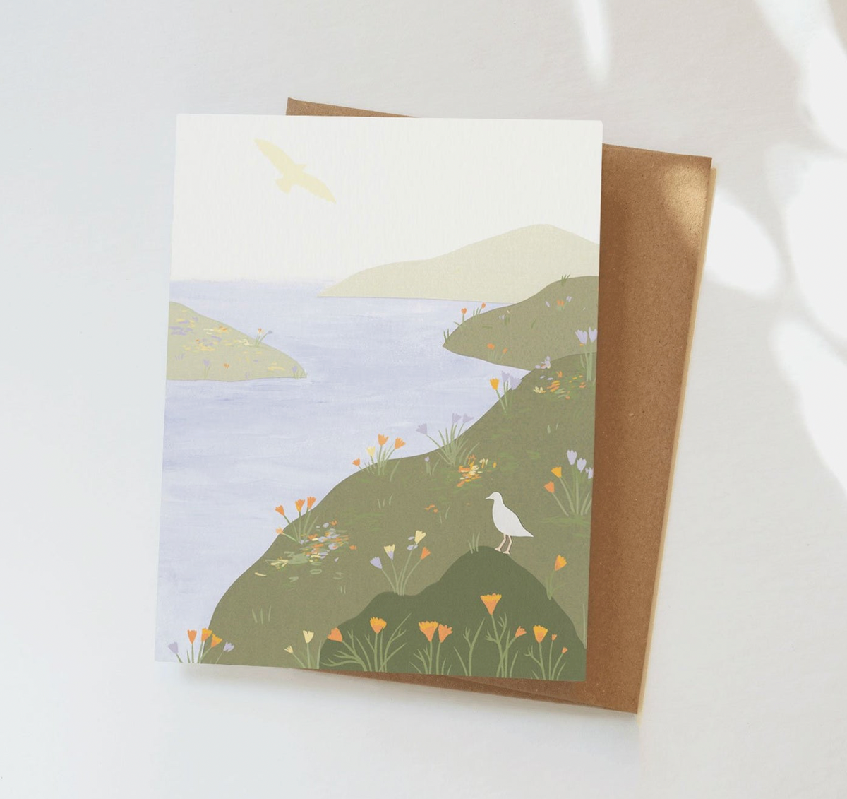 Coastal Cliffs Greeting Card