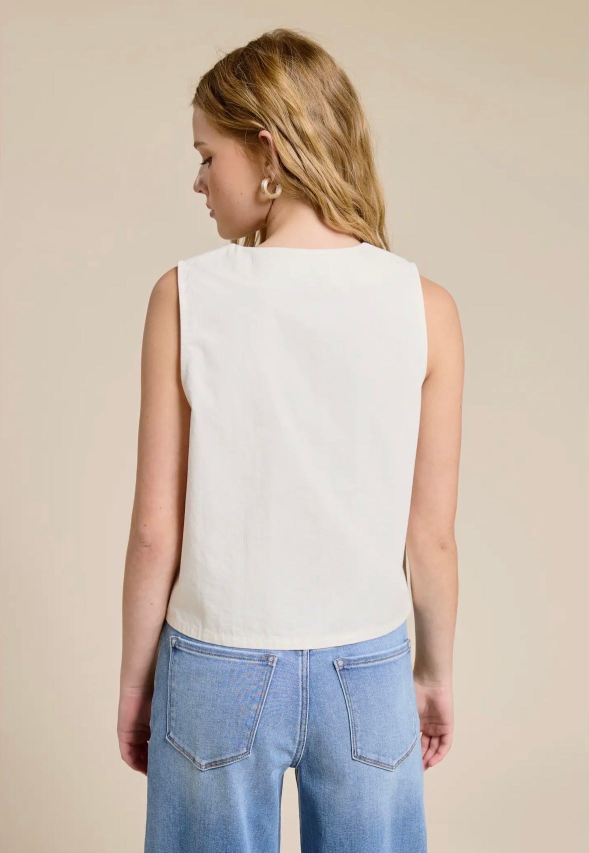 Sea Garden Embroidery Top - Flea Boutiques