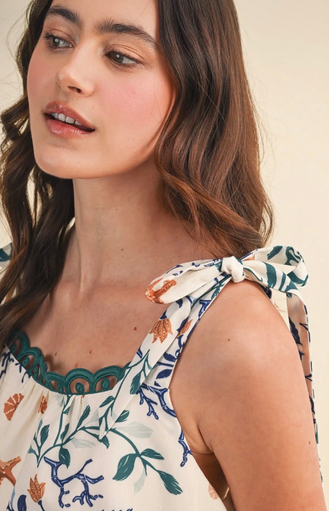 Seashell Print Tank & Short Set - Flea Boutiques