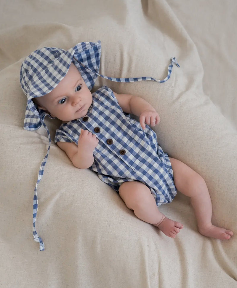 Seersucker Sun Hat - Flea Boutiques