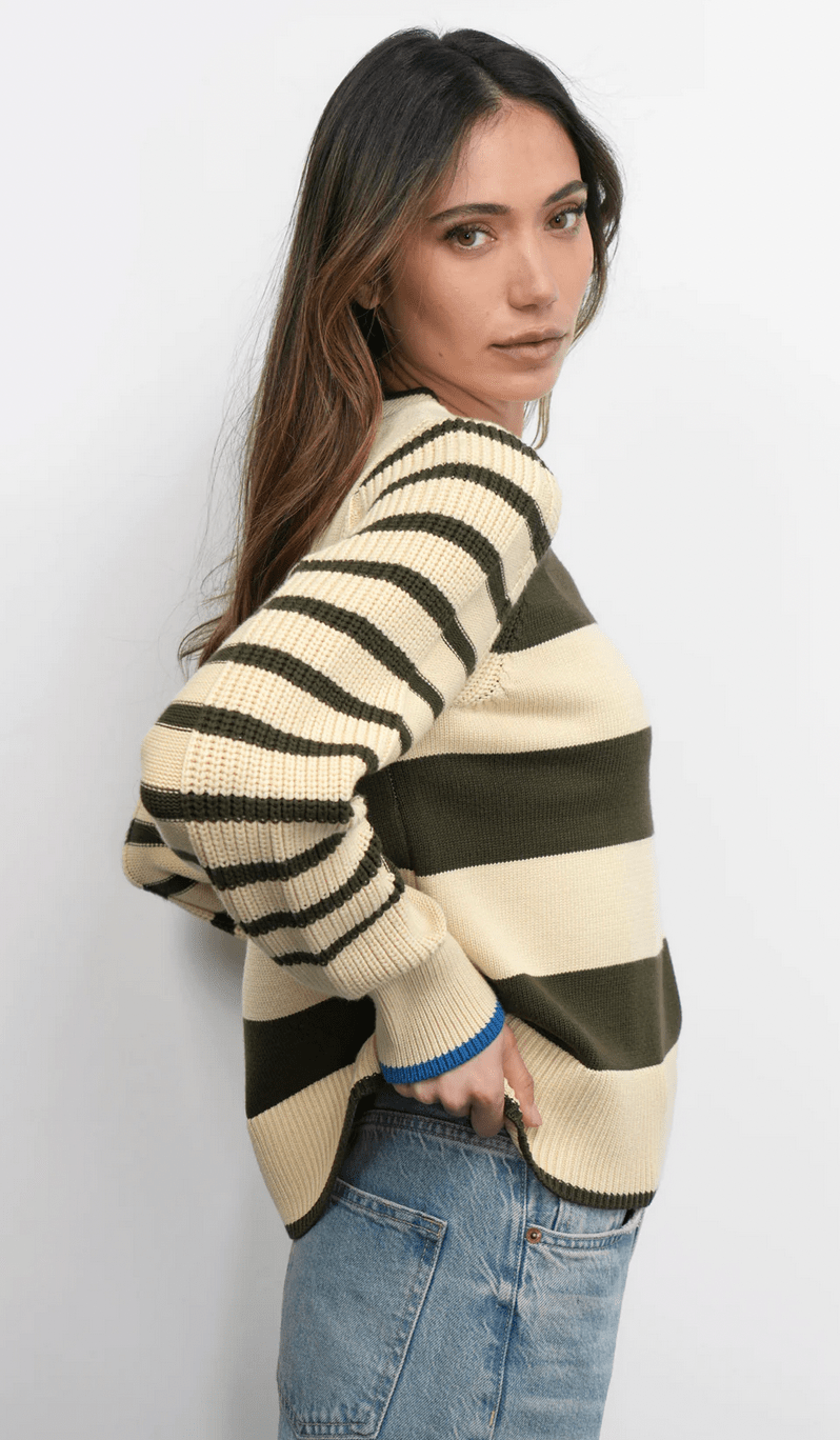 Selena Stripe Play Sweater - Flea Boutiques