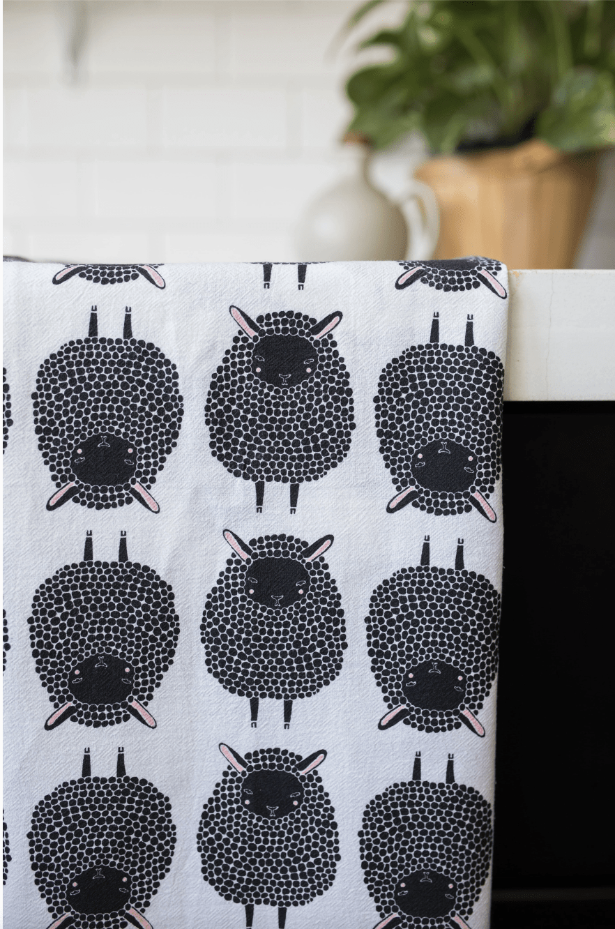 Sheep Tea Towel - Flea Boutiques