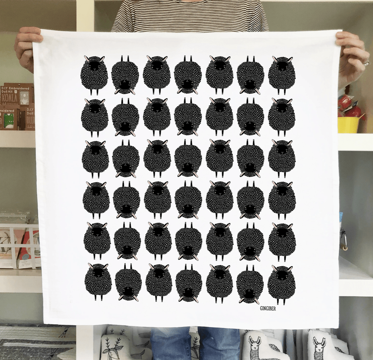 Sheep Tea Towel - Flea Boutiques