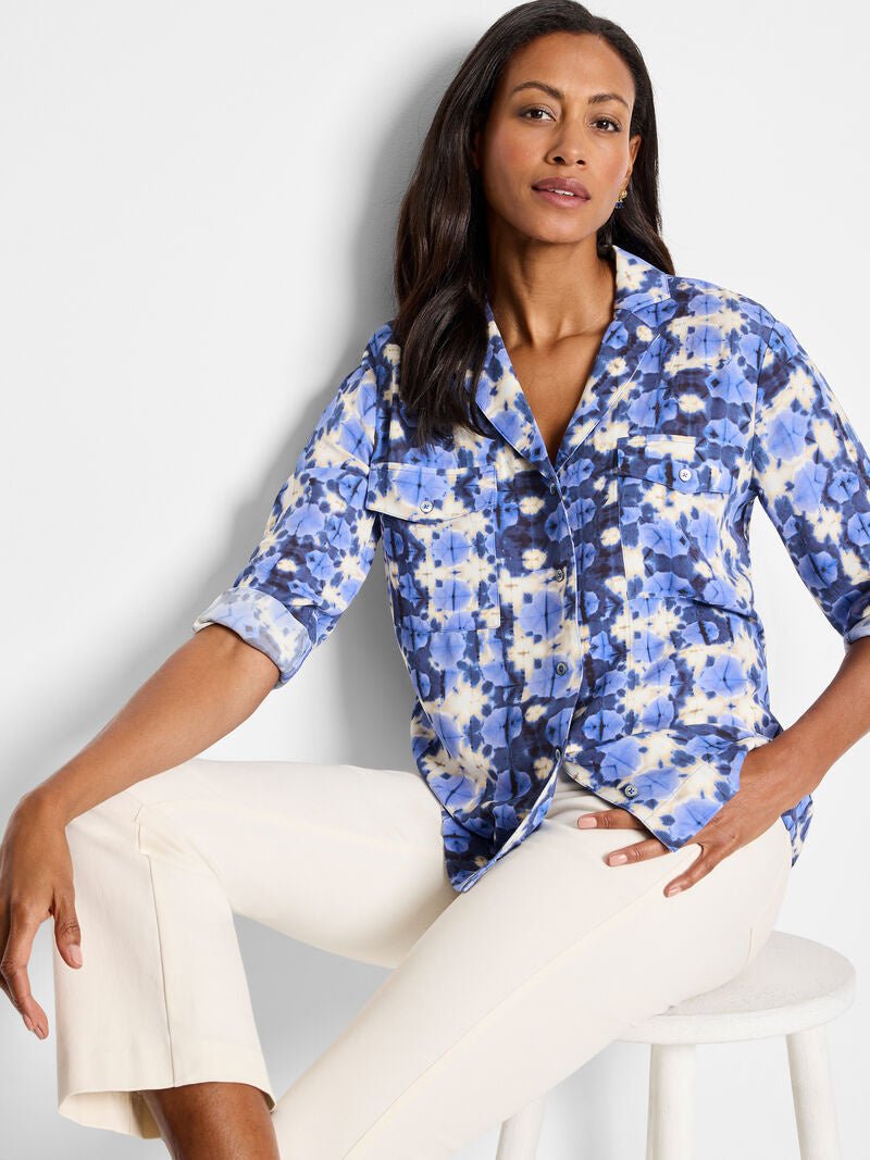 Shibori Stone Shirt - Flea Boutiques