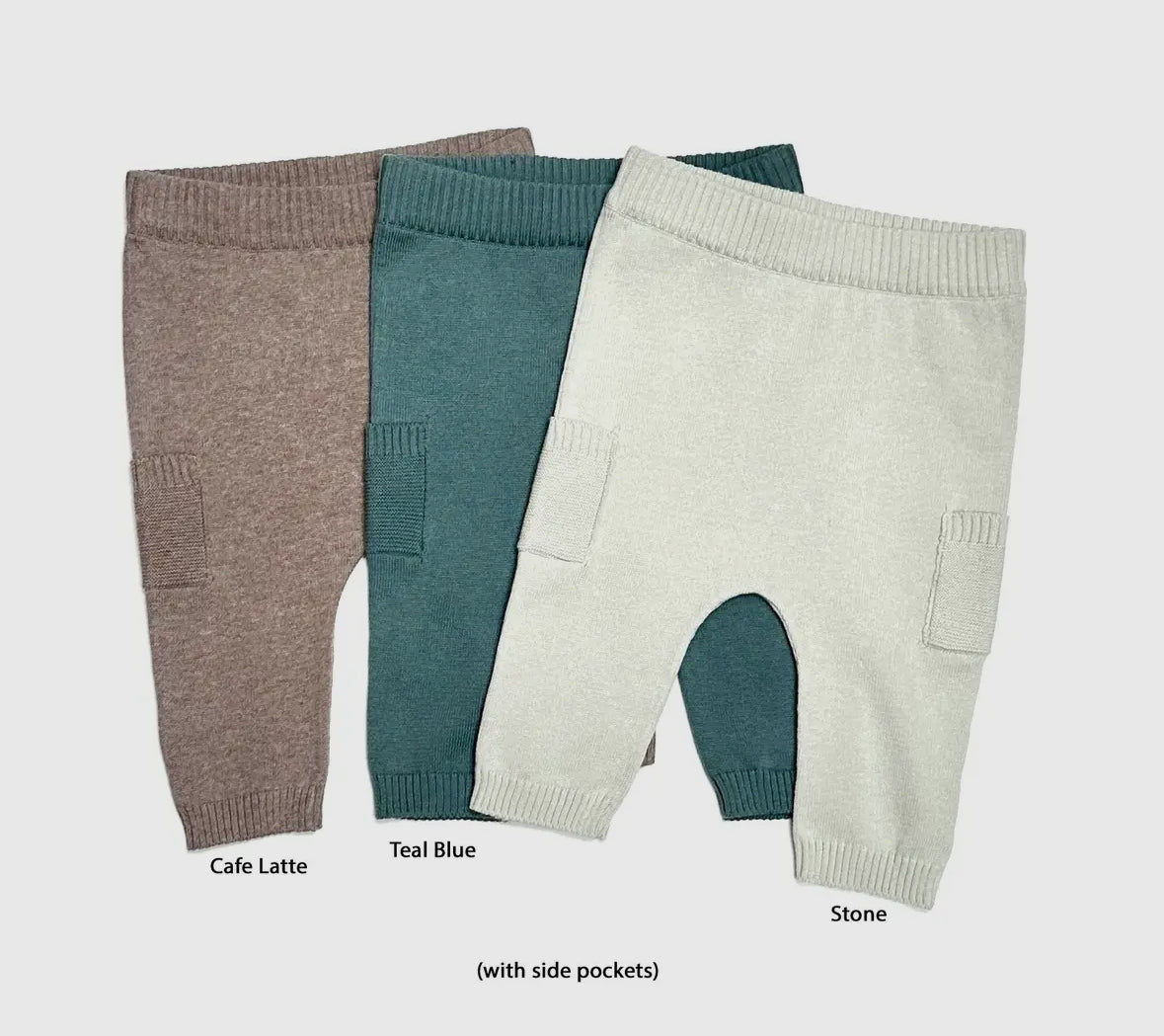 Side Pocket Sweater Knit Pants - Flea Boutiques