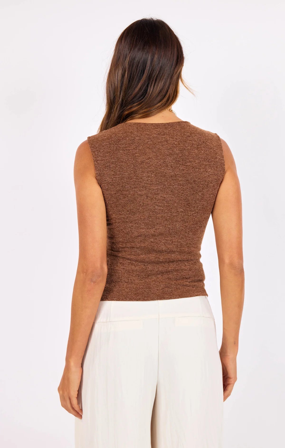 Sidewalk Mock Neck Tank - Flea Boutiques
