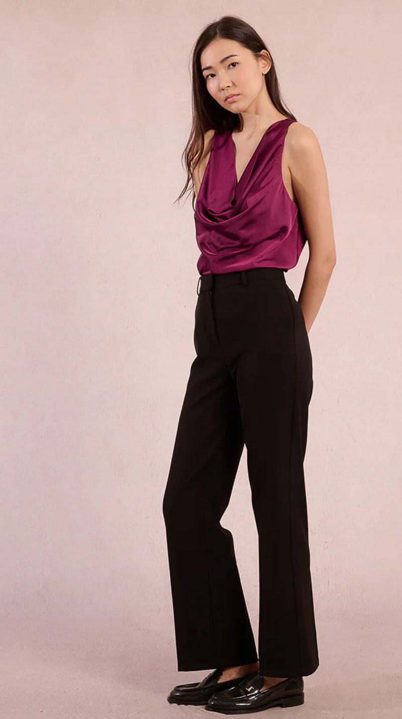 Silky Cowl Tank - Flea Boutiques