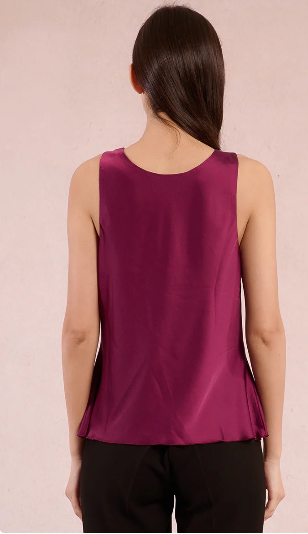 Silky Cowl Tank - Flea Boutiques