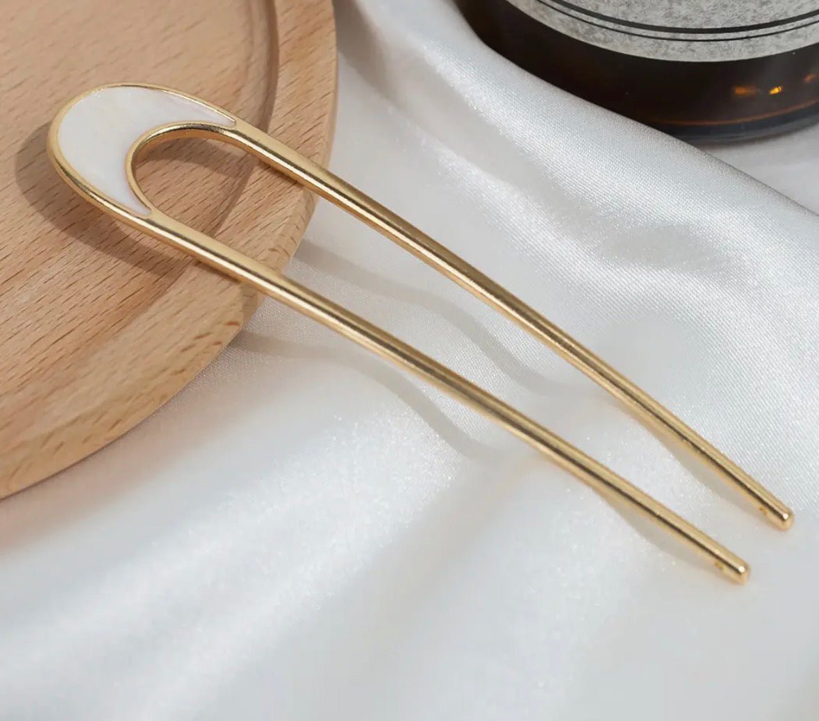 Simple Metal Plate Hairpin - Flea Boutiques