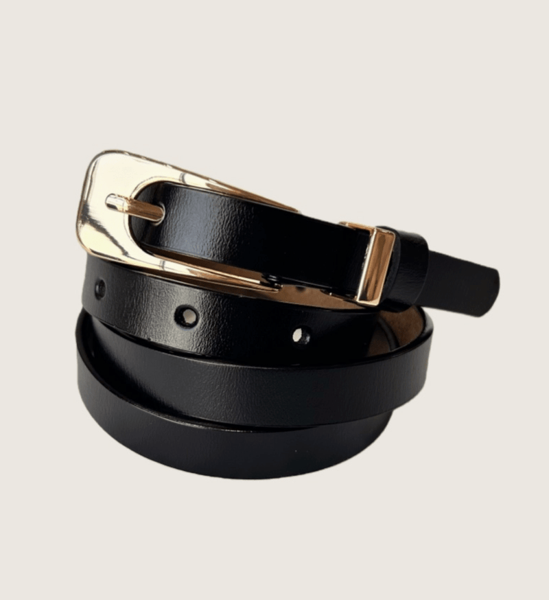 Skinny Leather Belt - Flea Boutiques