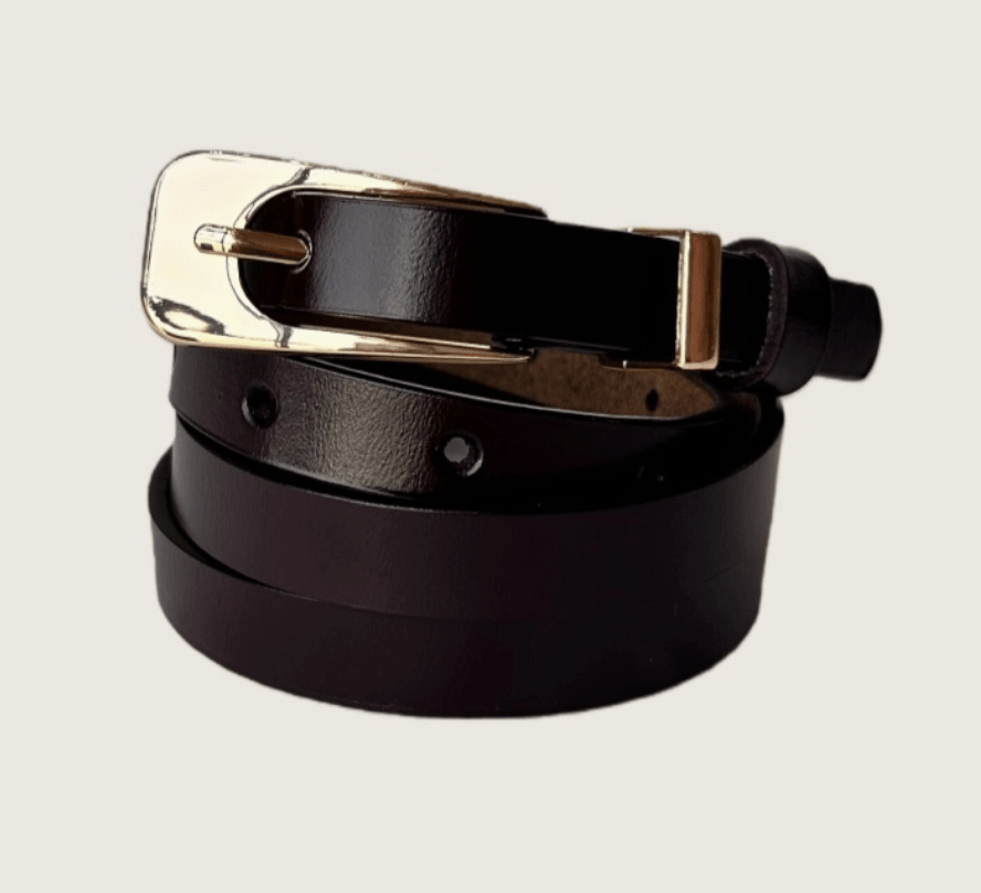 Skinny Leather Belt - Flea Boutiques