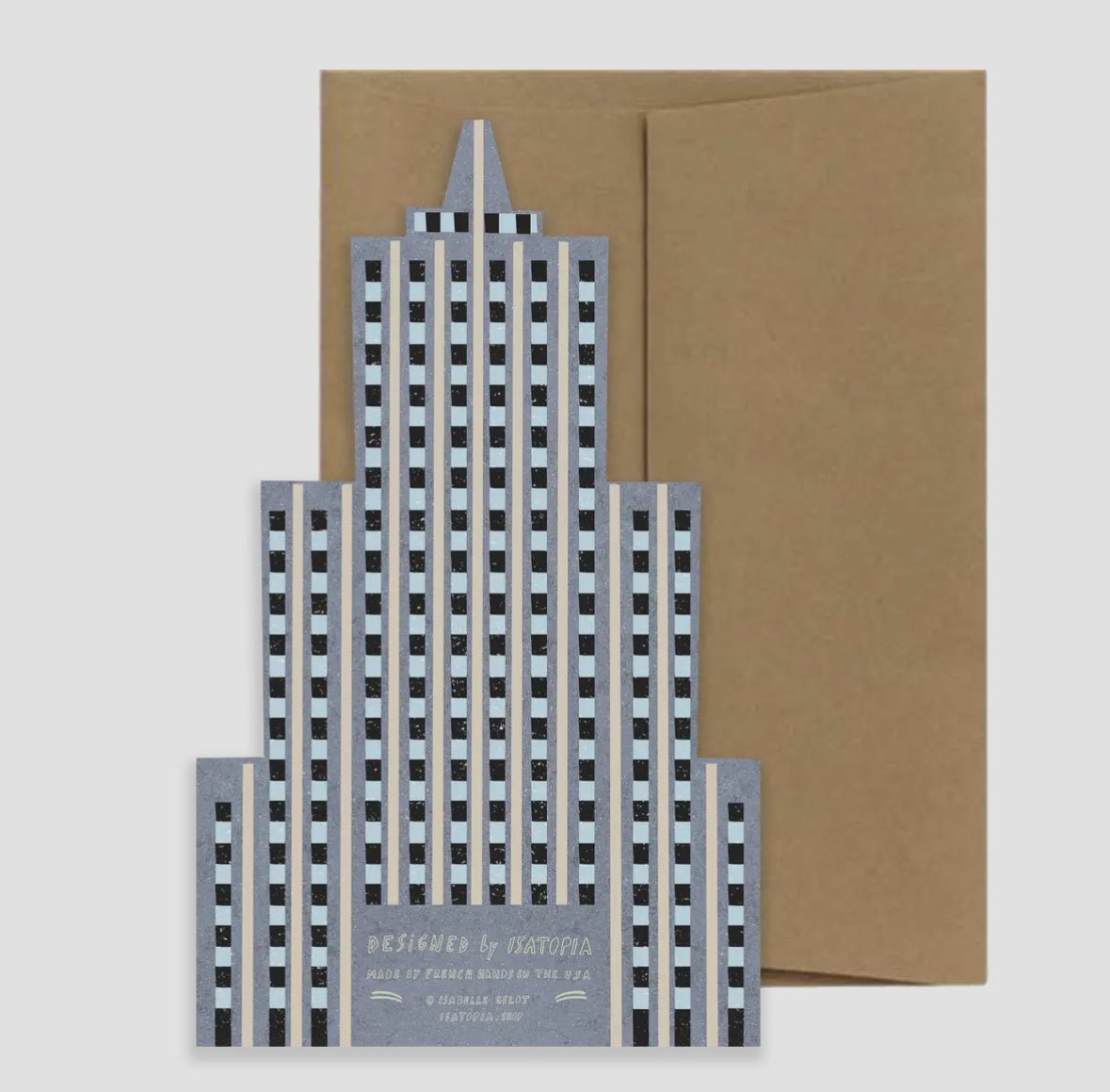 Skyscraper Die Cut Card - Flea Boutiques
