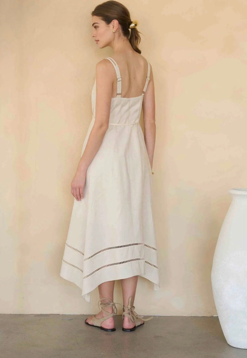 Sleeveless Asymm. Midi - Flea Boutiques