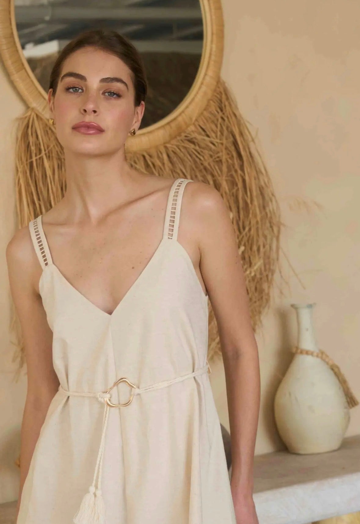 Sleeveless Asymm. Midi - Flea Boutiques