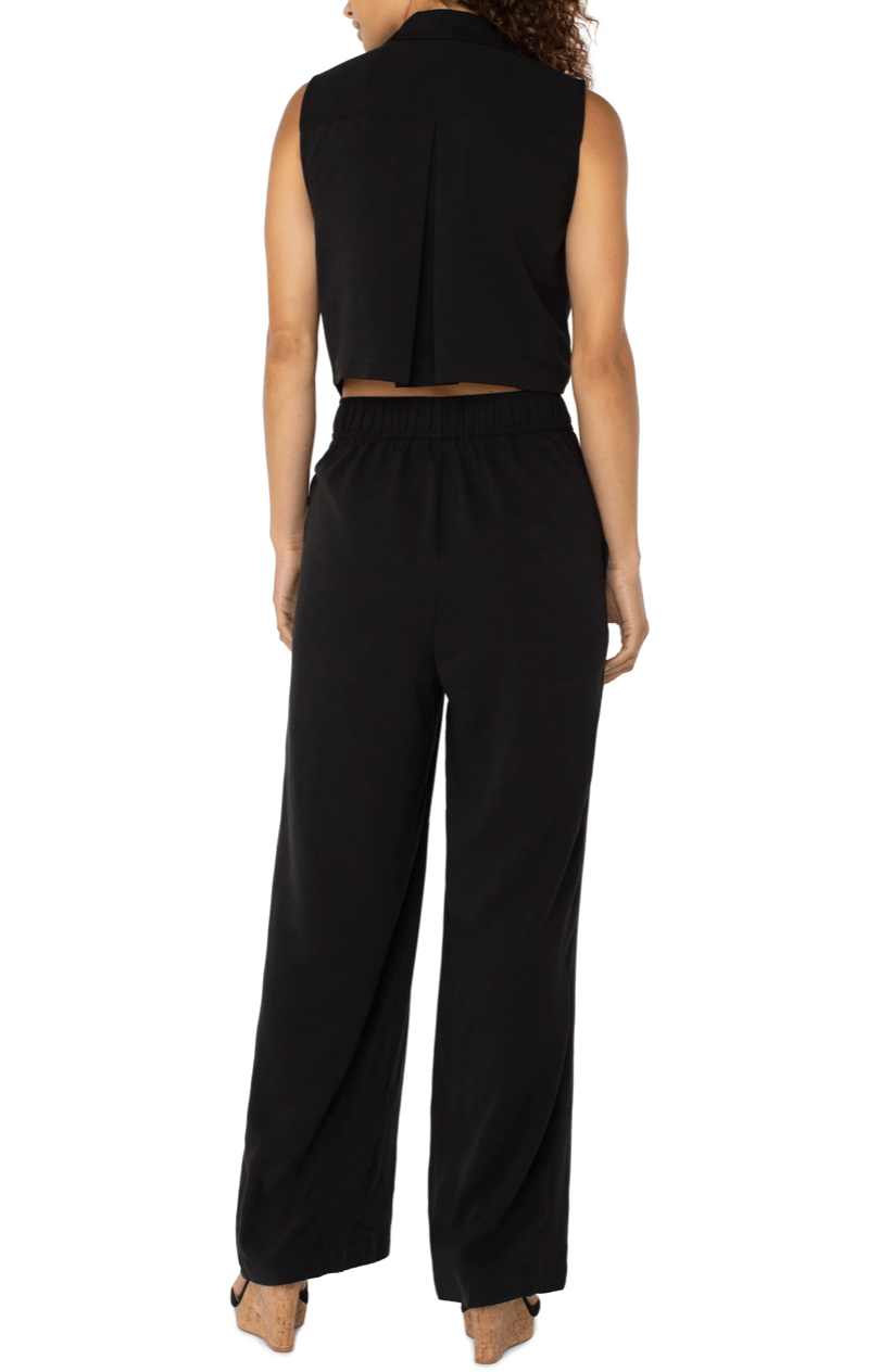 Sleeveless Wide Leg Jumpsuit - Flea Boutiques