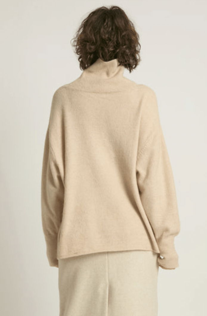 Slouch Turtleneck Sweater - Flea Boutiques