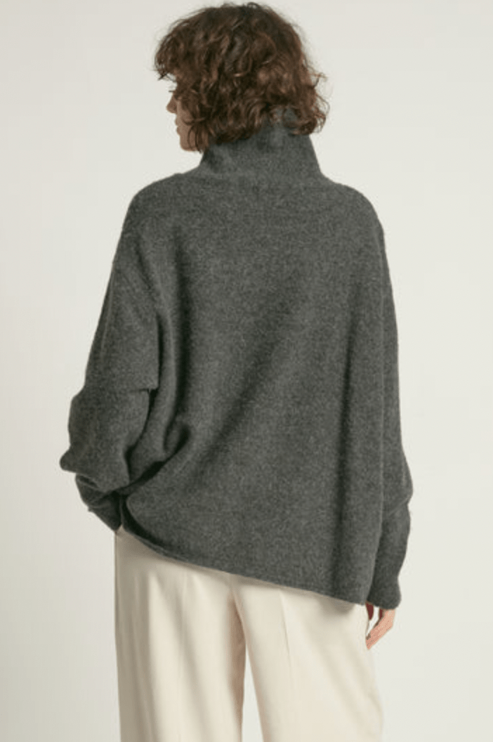 Slouch Turtleneck Sweater - Flea Boutiques