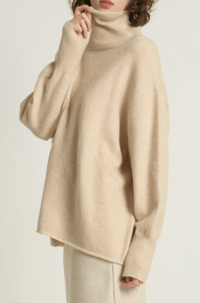 Slouch Turtleneck Sweater - Flea Boutiques
