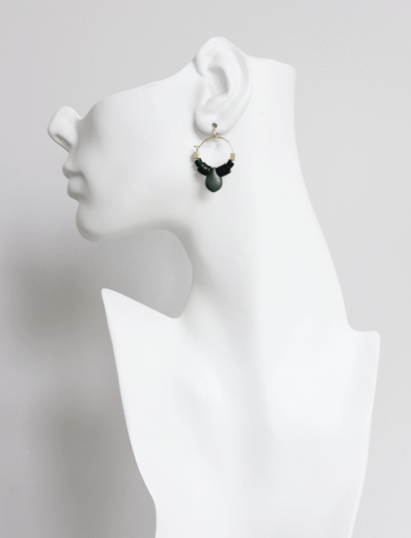 Small Teardrop Hoops - Flea Boutiques