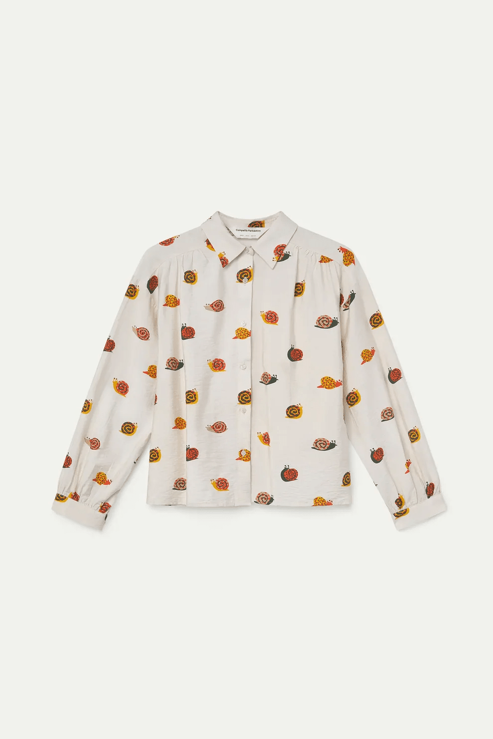 Snail Print Button Down - Flea Boutiques