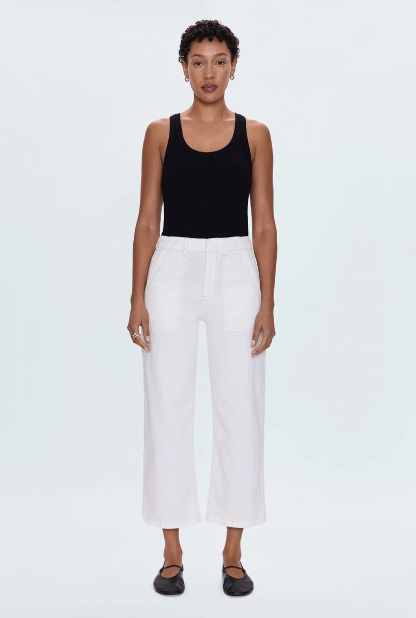 Sophia Wide Leg Utility Ankle - Flea Boutiques