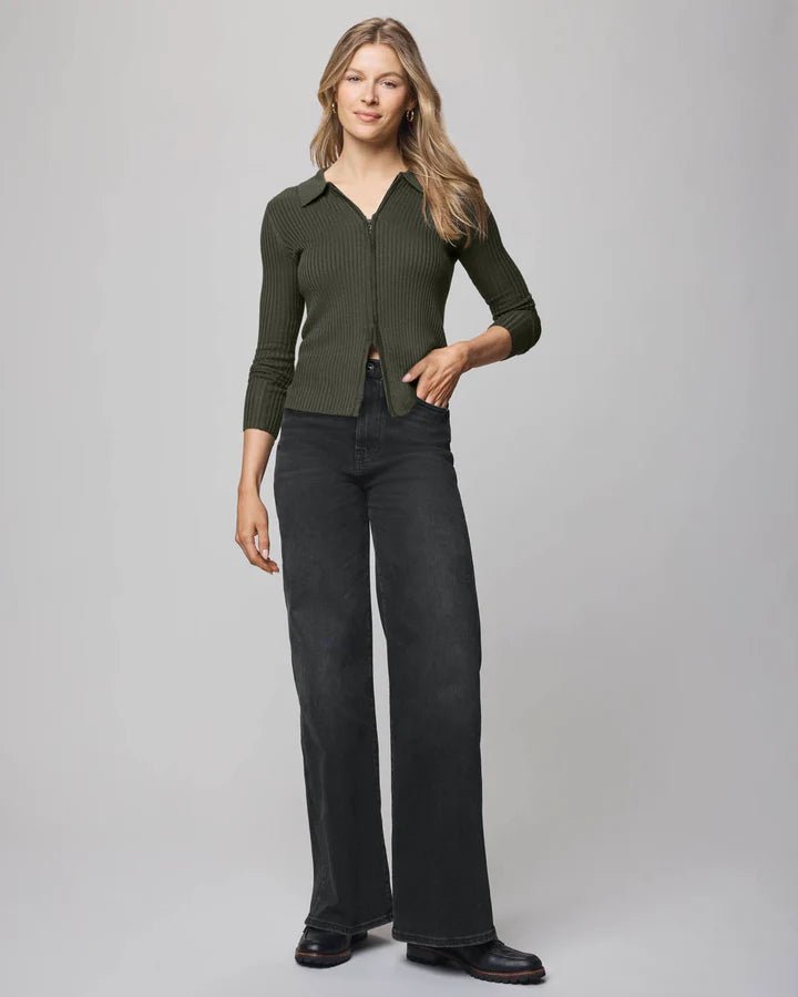Splendid Georgie Two Zip Sweater - Flea Boutiques