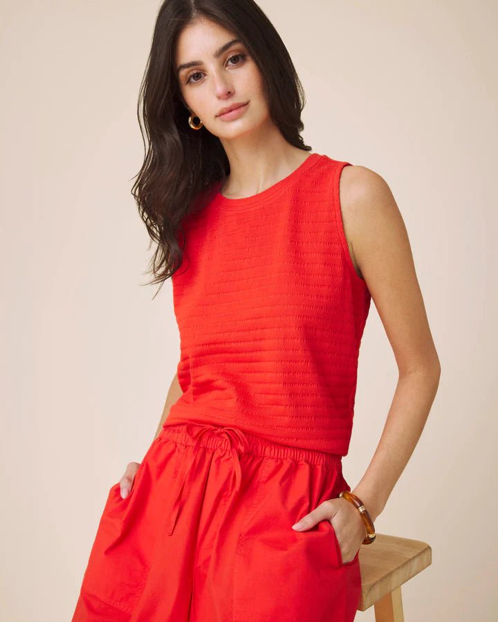 Splendid Shelly Smocked Tank Top - Flea Boutiques