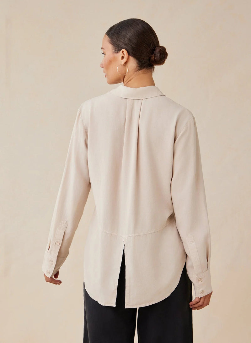 Split Back Button Down - Flea Boutiques
