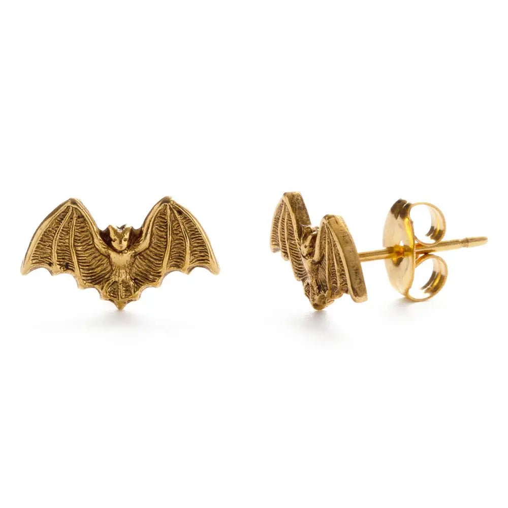 Spooky Bat Stud Earrings - Flea Boutiques