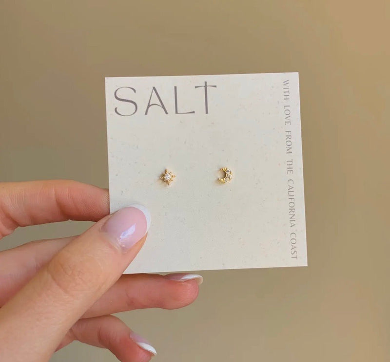 Star & Moon Studs - Flea Boutiques