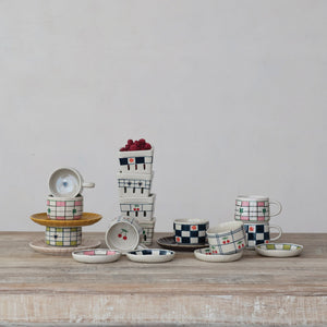 Stoneware Mug with Pattern - Flea Boutiques