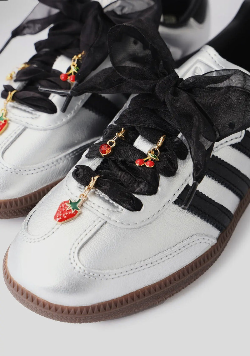 Strawberries & Cherries shoe charms - Flea Boutiques