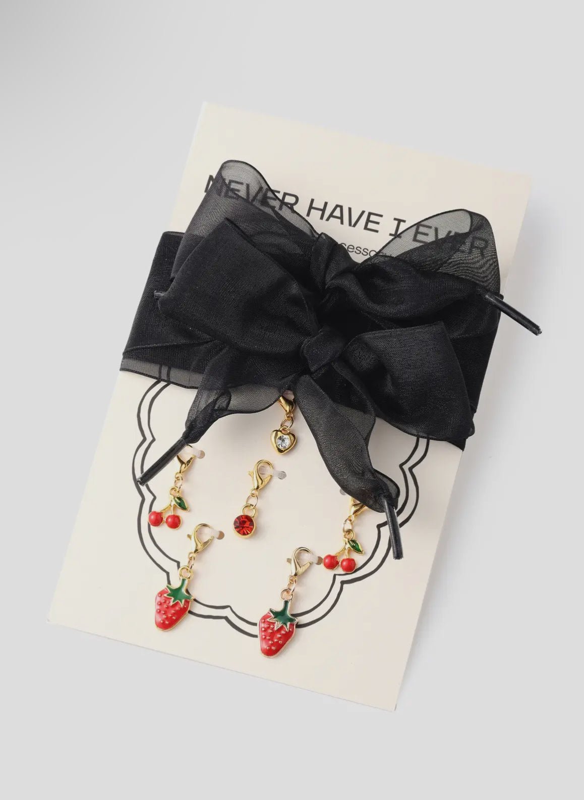 Strawberries & Cherries shoe charms - Flea Boutiques