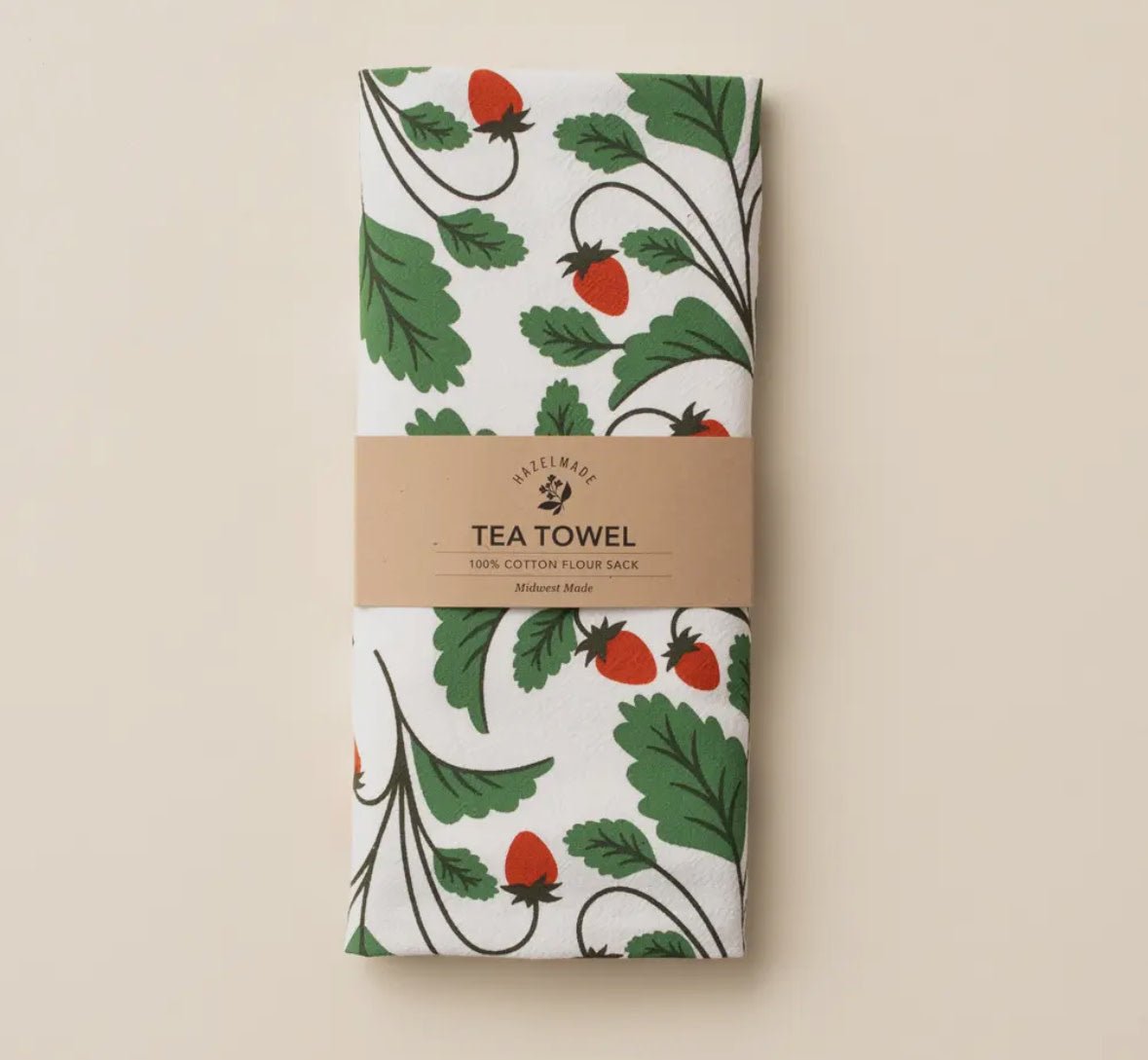 Strawberries Tea Towel - Flea Boutiques
