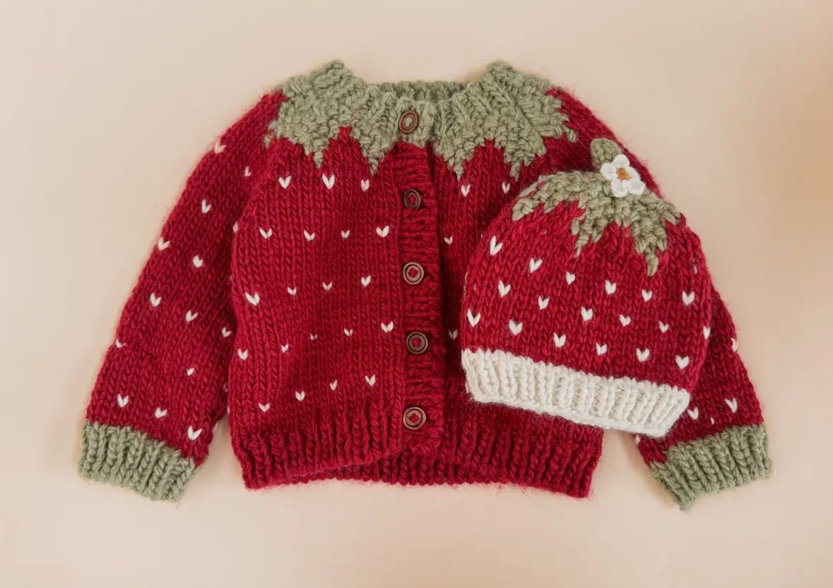 Strawberry Cardigan - Flea Boutiques