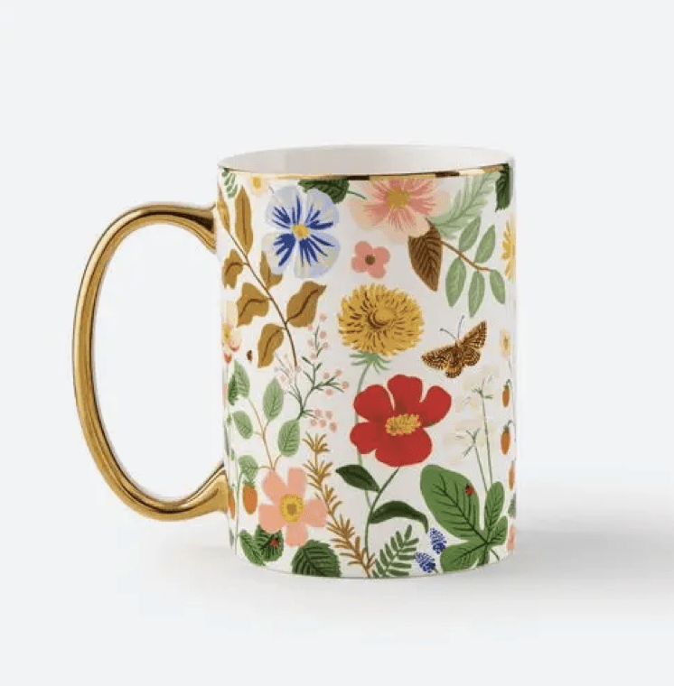 Strawberry Fields Porcelian Mug - Flea Boutiques