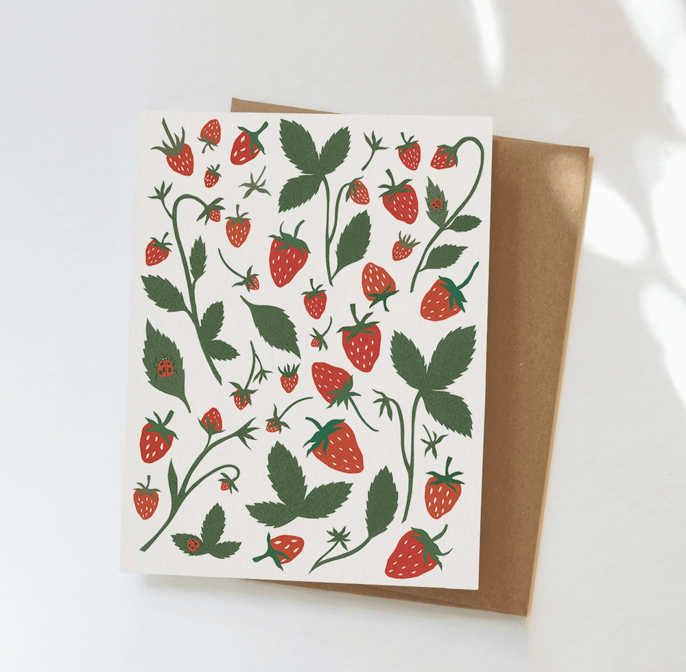 Strawberry Greeting Card