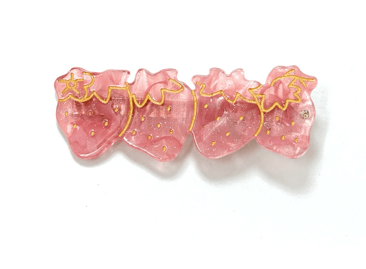 Strawberry Hair Clips - Flea Boutiques