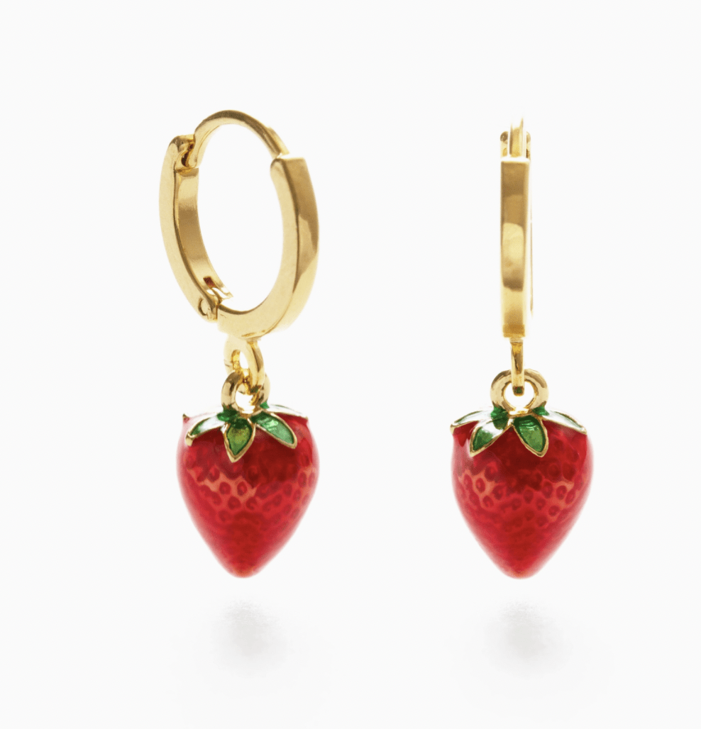 Strawberry Huggie - Flea Boutiques
