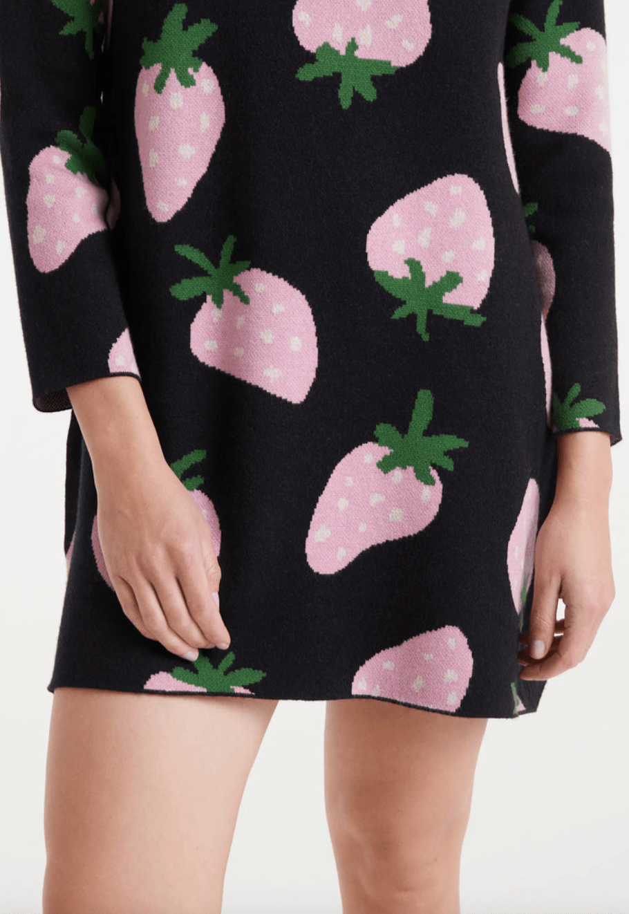 Strawberry Knit Dress - Flea Boutiques