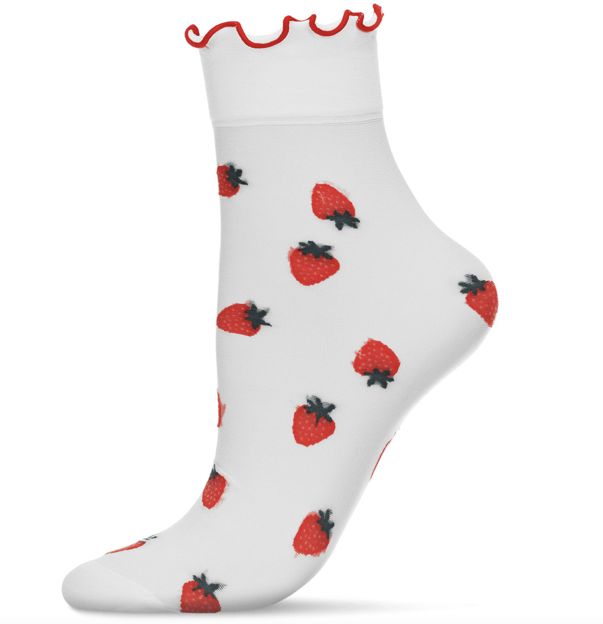 Strawberry Ruffle Cuff Anklet - Flea Boutiques