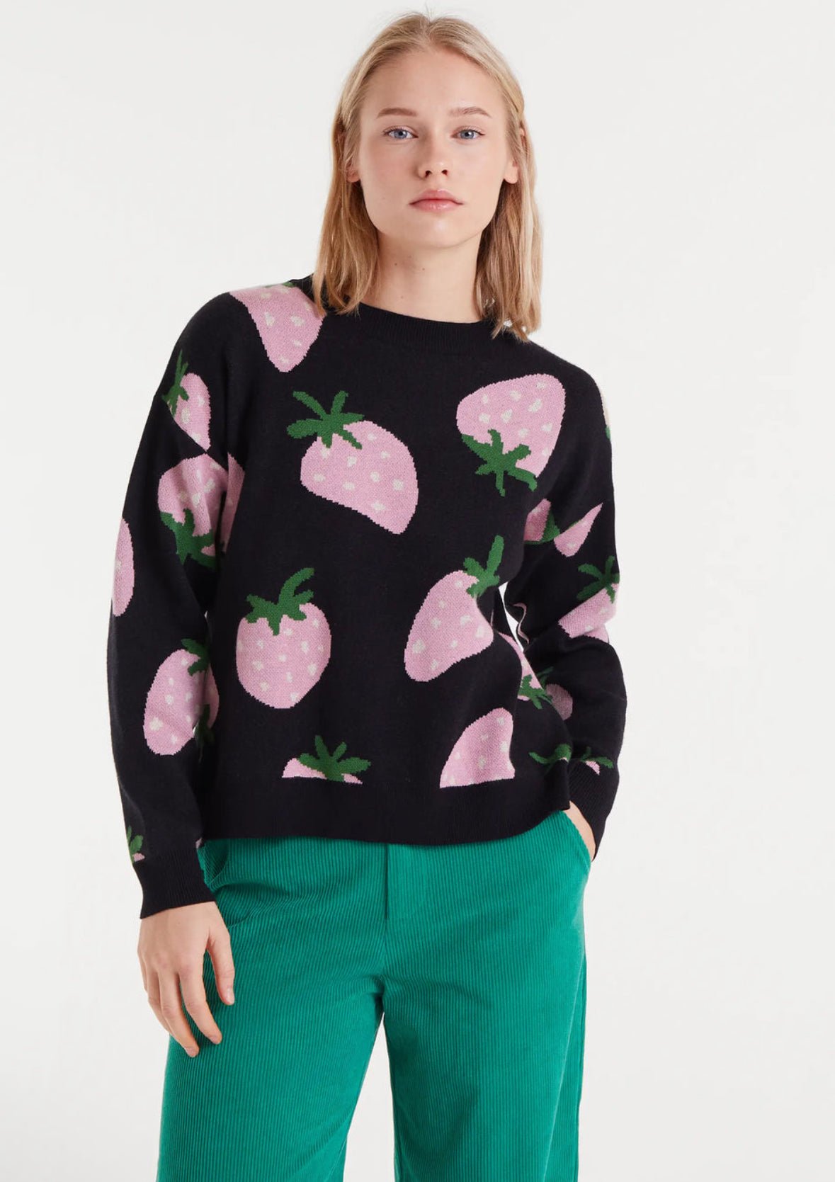 Strawberry Sweater - Flea Boutiques