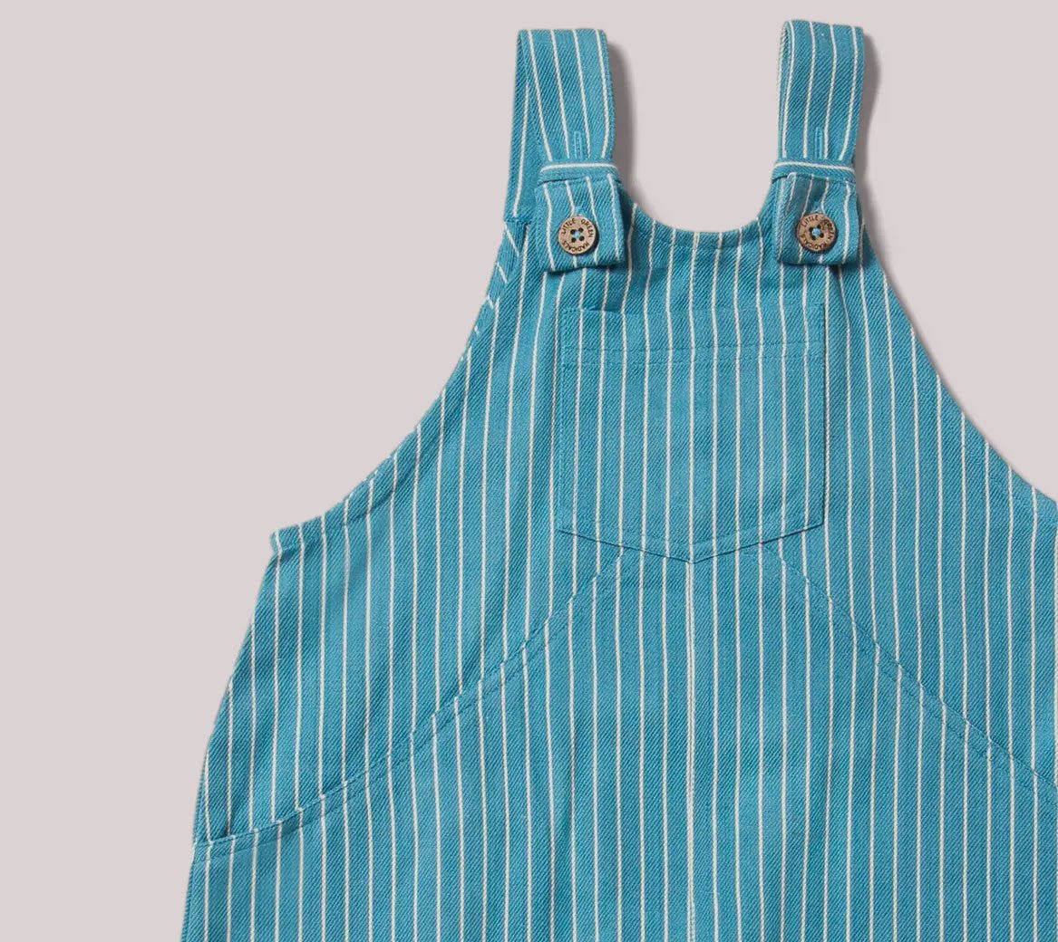 Striped Roll Up Dungarees - Flea Boutiques