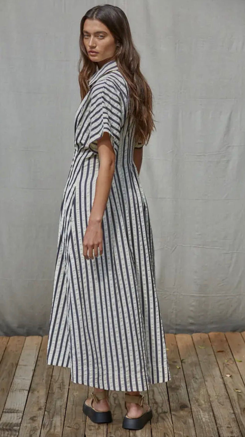 Striped Shirtdress - Flea Boutiques